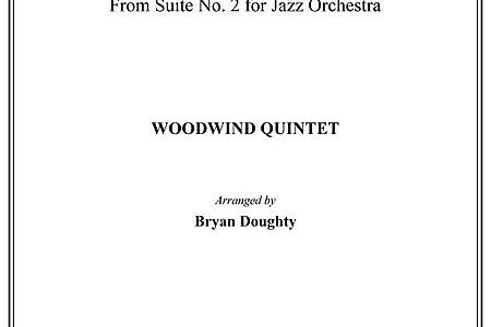 Second Waltz From Jazz Suite No. 2 Sheet Music By Dmitri Shostakovich, Quelle: www.sheetmusicplus.com